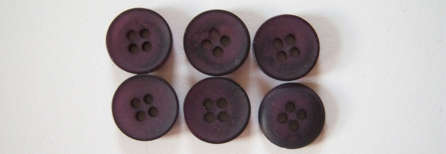 Plum Marbled 1/2" 4 Hole Button