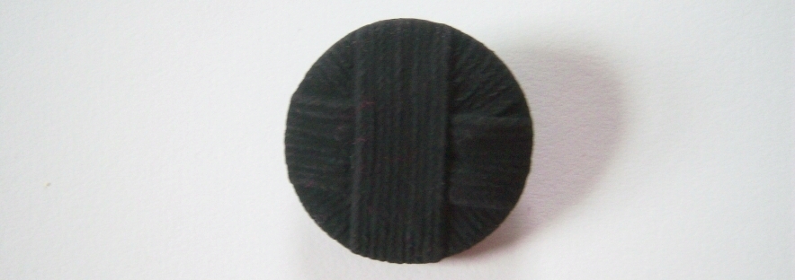 Jet Black Covered 1 3/8" Poly Button