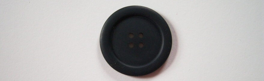 Matte Black  1 3/8" Poly Button
