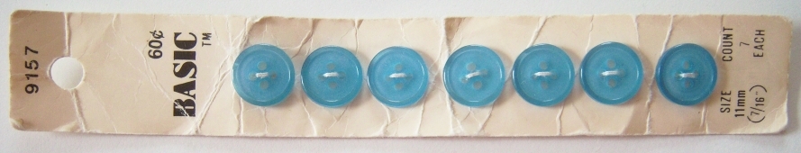 Basic Sky Pearlized 7/16" 7 Buttons