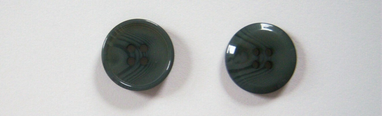 Dusty Green Marbled 3/4" 4 Hole Poly Button