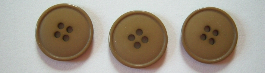 Matte Khaki 7/8" 4 Hole Button