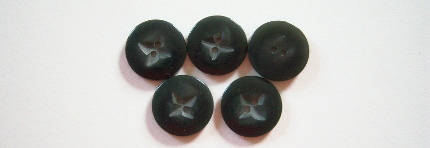 Graphite Pearlized 5/8" 2 Hole Poly Button