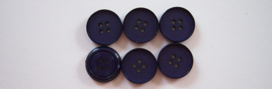 Dark Violet 9/16" 4 Hole Button