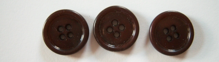 Brown 3/4" Button