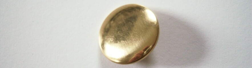 Gold Shiny Flat 7/8" Metal Shank Button