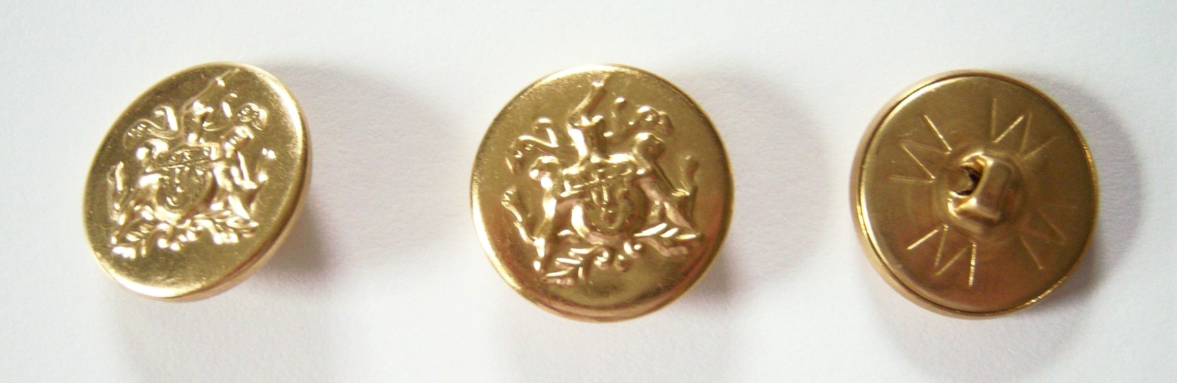 Gold Crest Metal 3/4" Shank Button