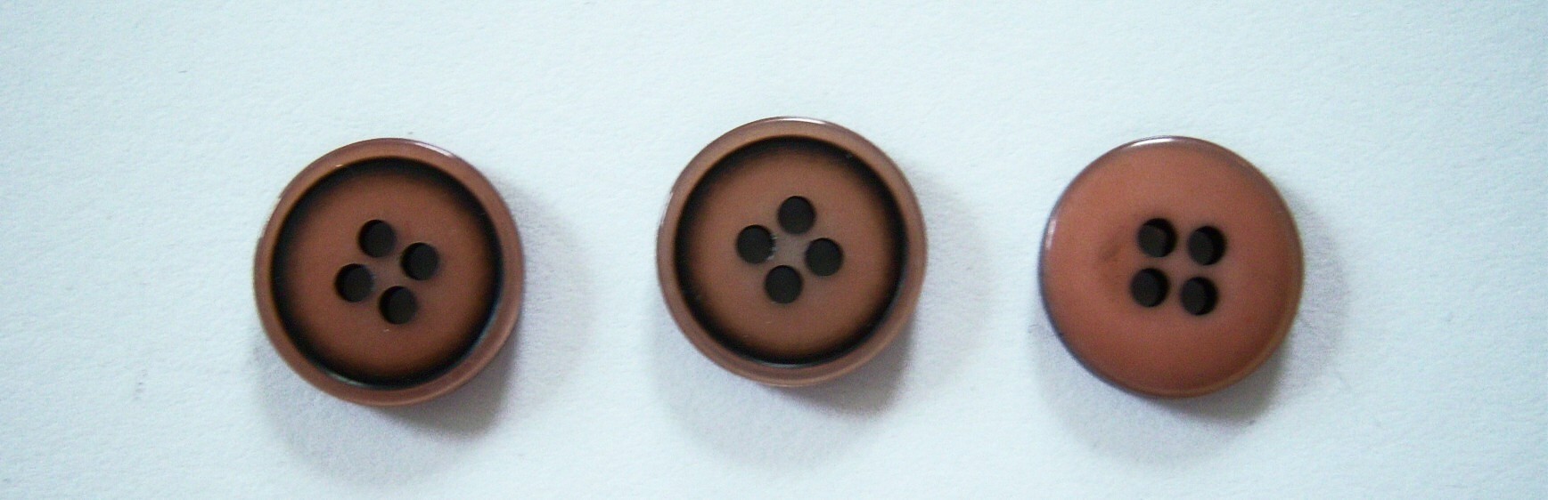 Brown Pearlized 9/16" Button