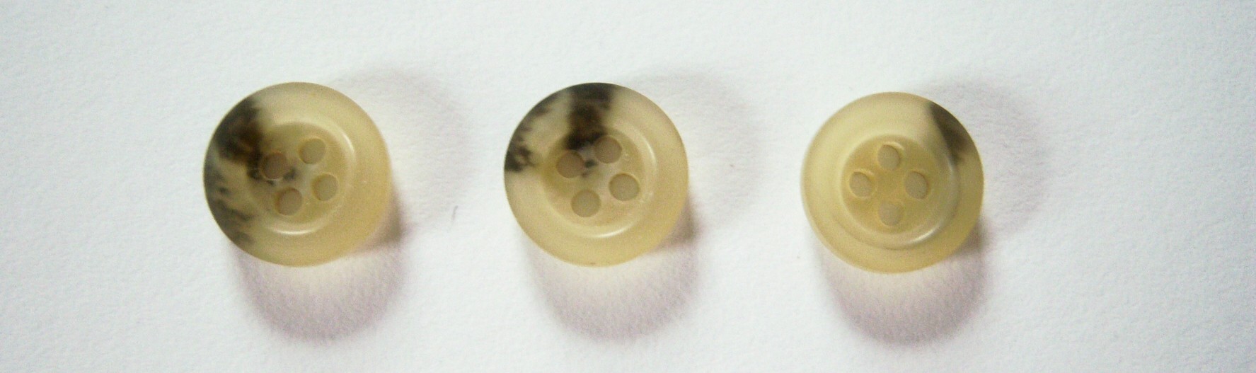 Opaque/Grey Marbled 7/16" 4 Hole Button
