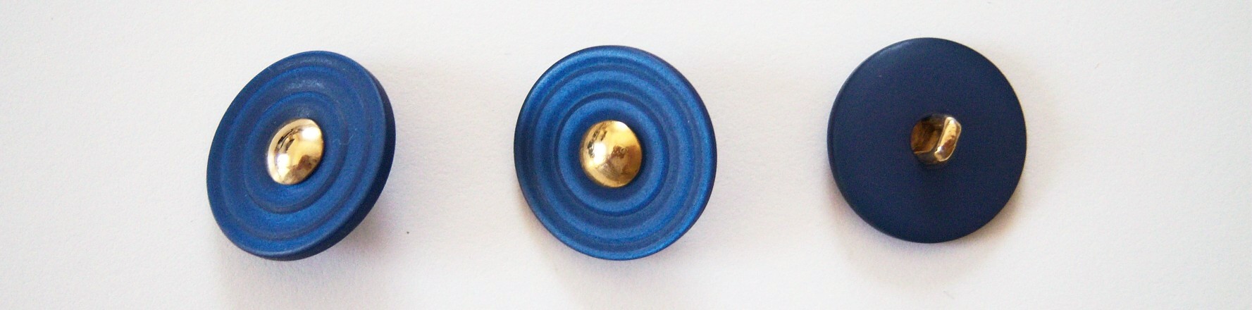 Royal Pearlized/Gold 7/8" Shank Button
