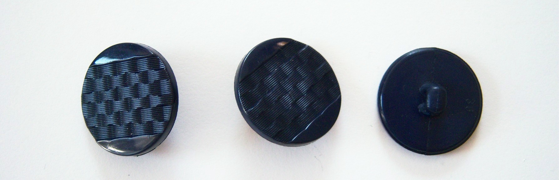 Classic Navy Thatch 7/8" Poly Shank Button