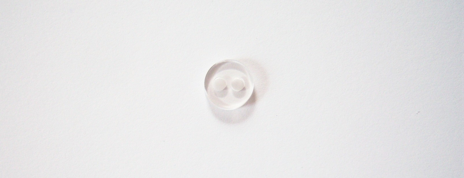 Clear 1/2" Poly 2 Large Hole Button