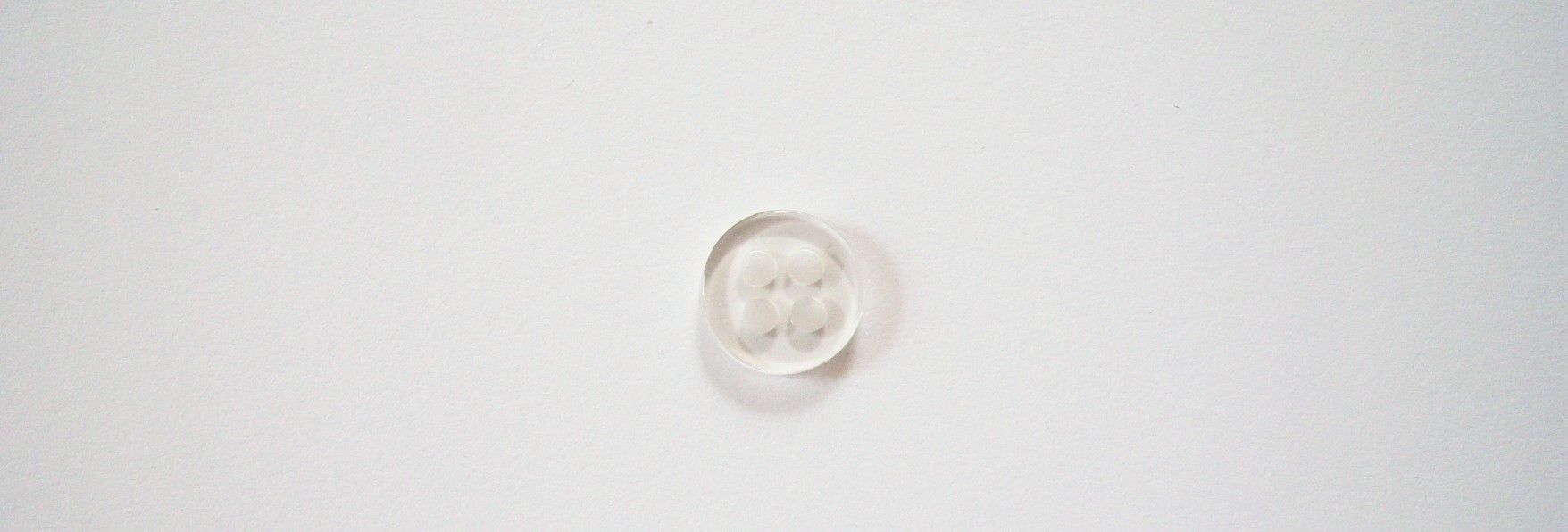 Clear 5/8" Poly 4 Large Hole Button