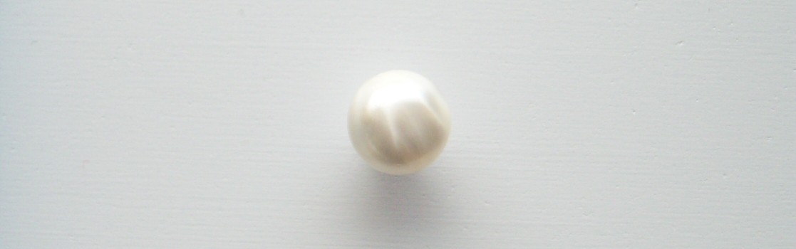 Ivory Pearlized 7/16" Poly Half Ball Button