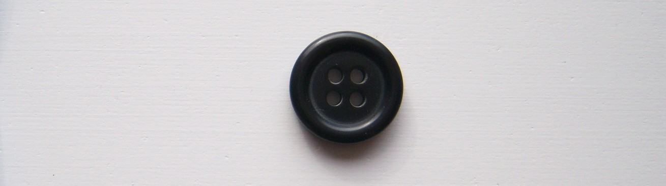 Matte Black 5/8" Poly Suit Button