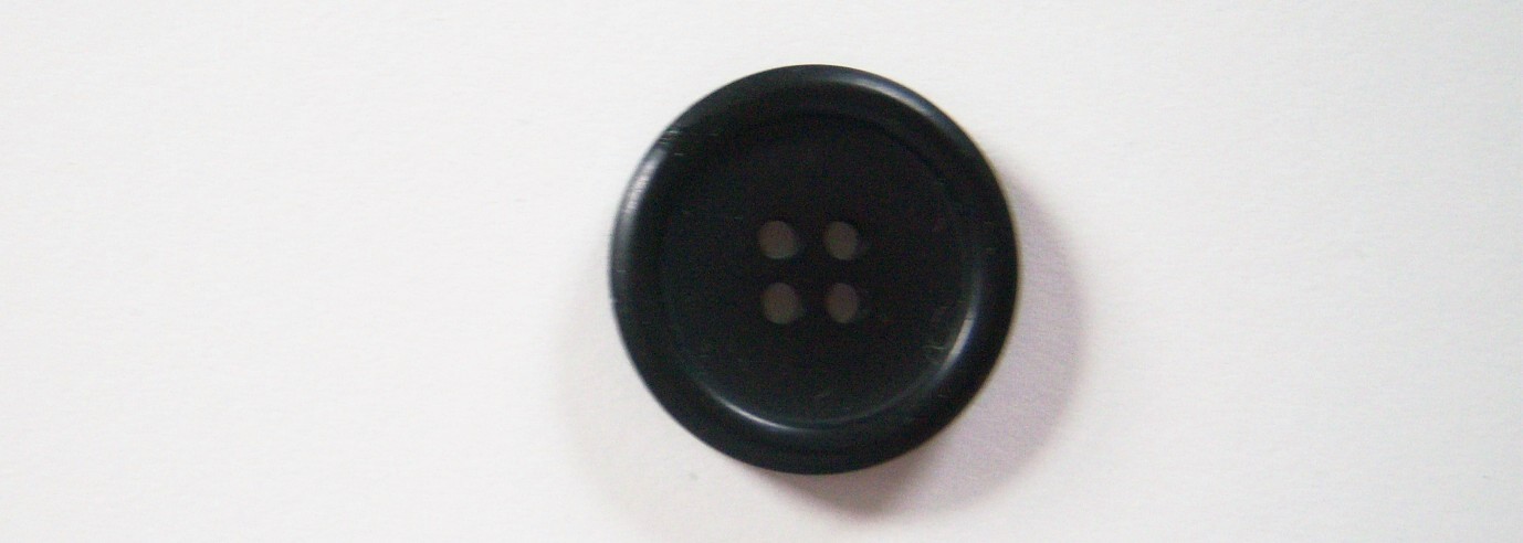 Matte Black 1" Poly Suit Button