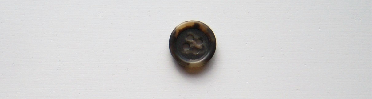 Graphite/Khaki Marbled 5/8" 4 Hole Button