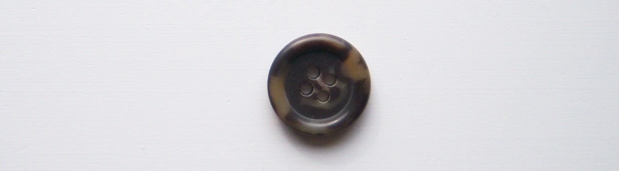 Graphite/Khaki Marbled 13/16" 4 Hole Button