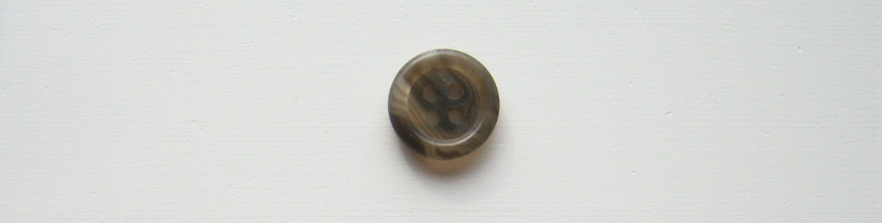 Opaque Green Marbled 5/8" 4 Hole Button