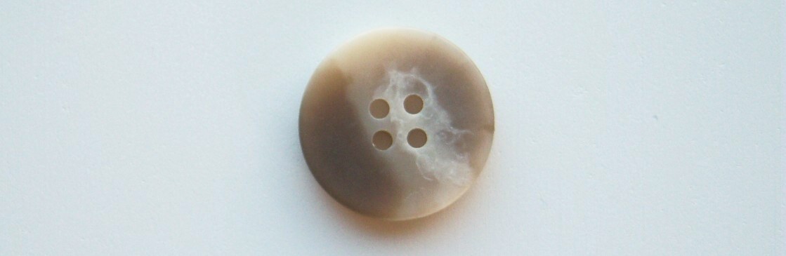Taupe/Khaki Marbled 1" Poly 4 Hole Button
