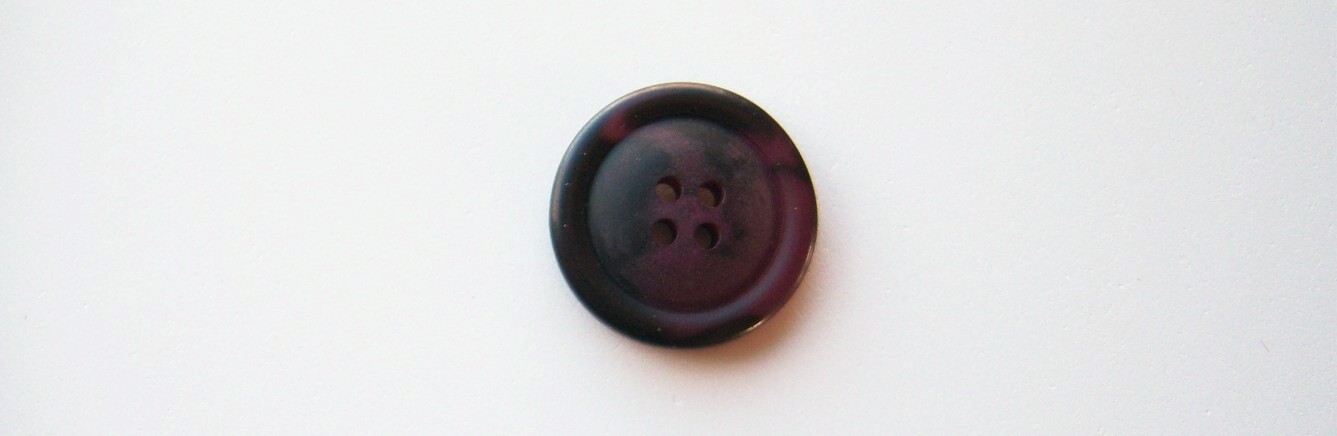 Grape/Black Marbled 7/8" 4 Hole Button