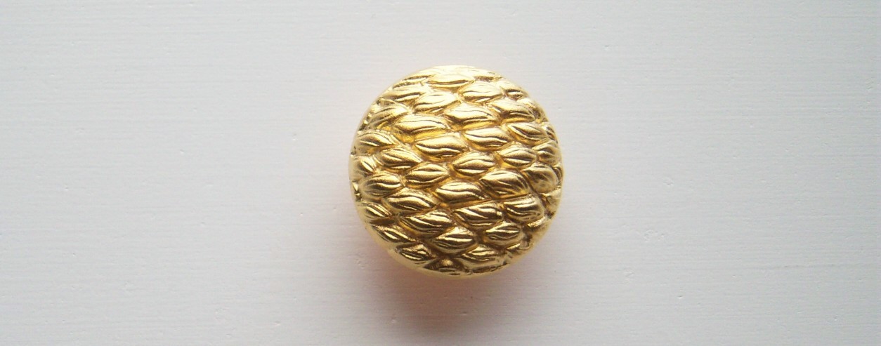 Gold Poly 7/8" Shank Button