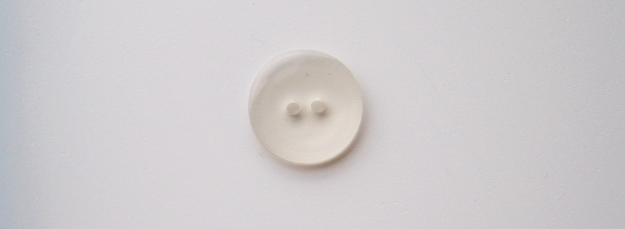 Ivory Opaque 13/16" 2 Hole Button