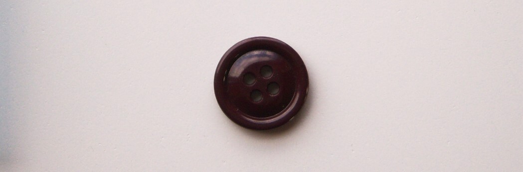 Shiny Burgundy 3/4" 4 Hole Button