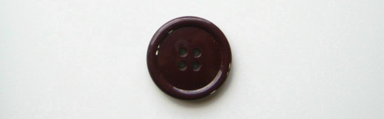 Shiny Burgundy 7/8" 4 Hole Button