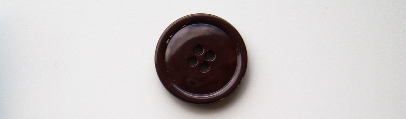 Shiny Burgundy 1 1/8" 4 Hole Button