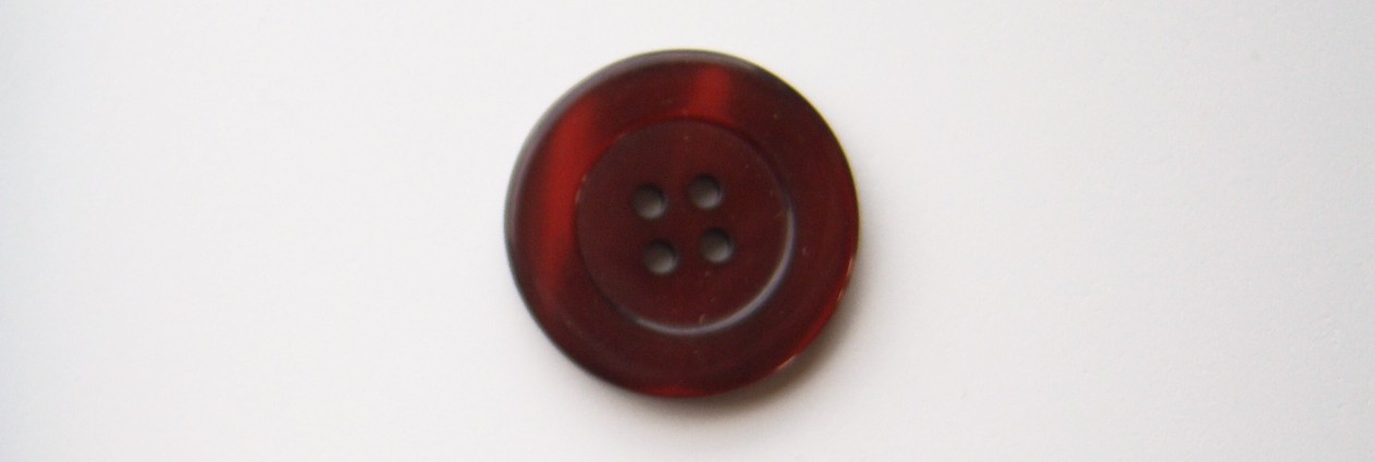 Cranberry Pearlized 1" 4 Hole Button