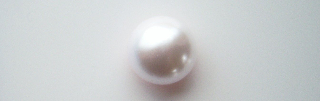 Half Ball Pearl 1/2" x 1" Shank Button
