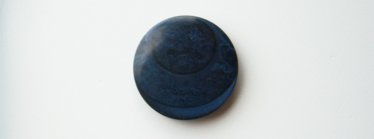 Shiny Navy Marbled 1 1/16" Inner Shank Button