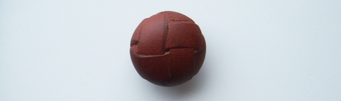 Cherrywood Leather 1" Shank Button