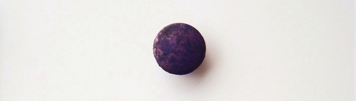 Grape/Gold Marbled 11/16" Shank Button