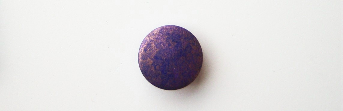 Grape/Gold Marbled 7/8" Shank Button