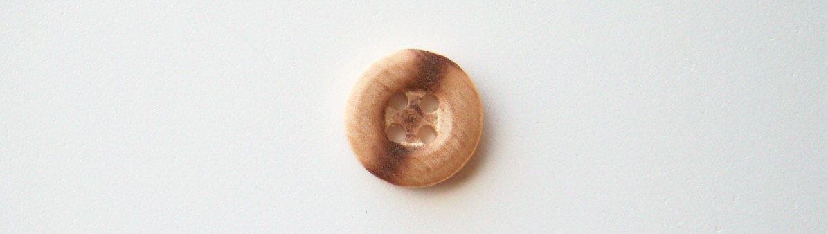Two Tone Wood 5/8" 4 Hole Button