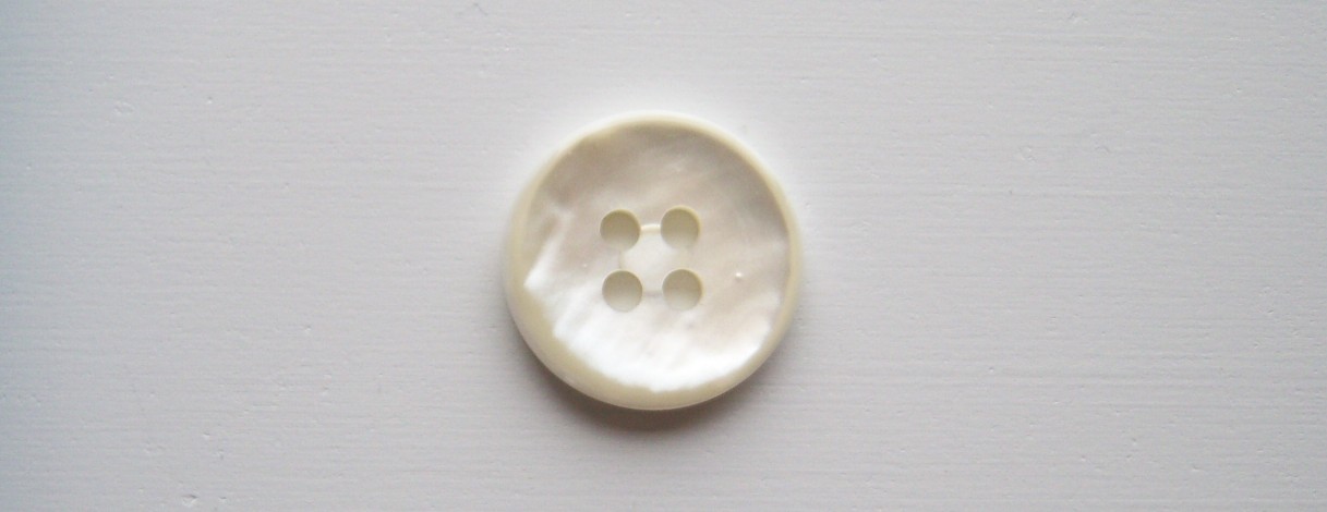 Ivory Pearlized 3/4" 4 Hole Button