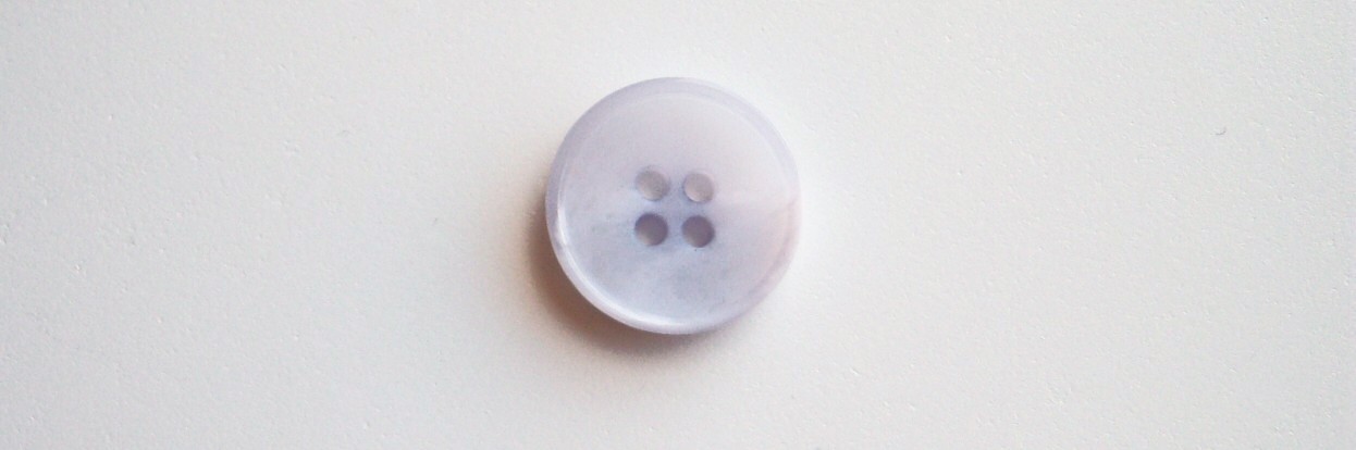 Opaque Blue Pearlized 9/16" Poly Button