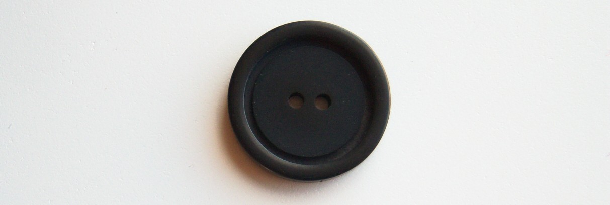 Matte Black 1" Poly Button