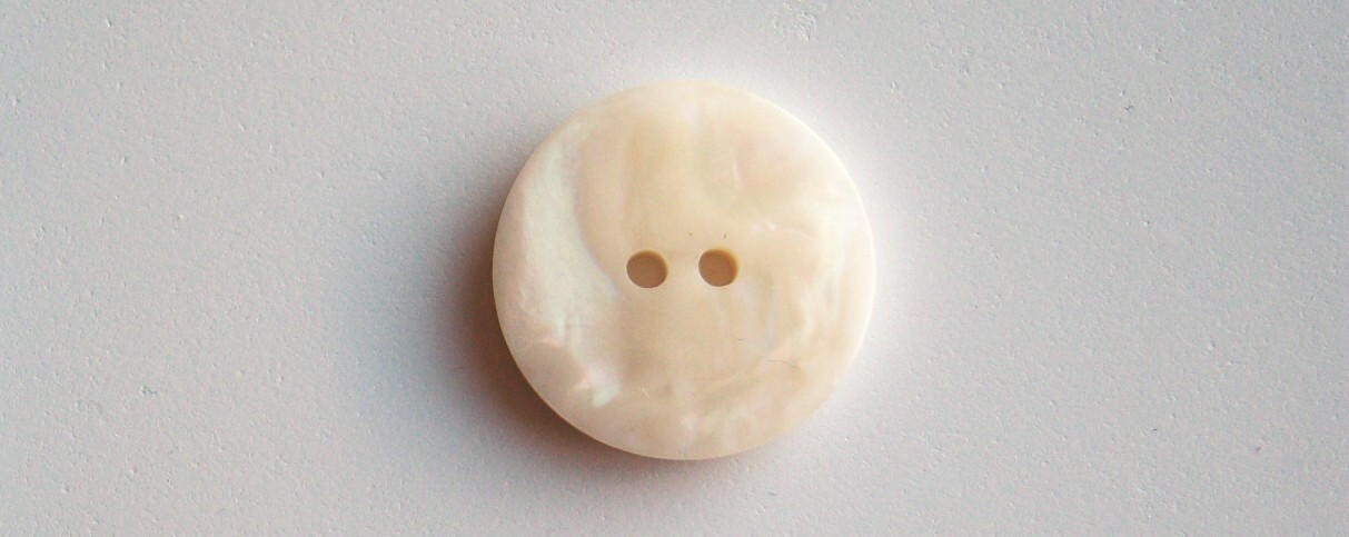 Cream Irid Pearlized 7/8" 2 Hole Button
