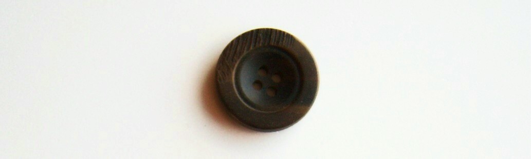 Dk. Brown/Black 7/8" Button