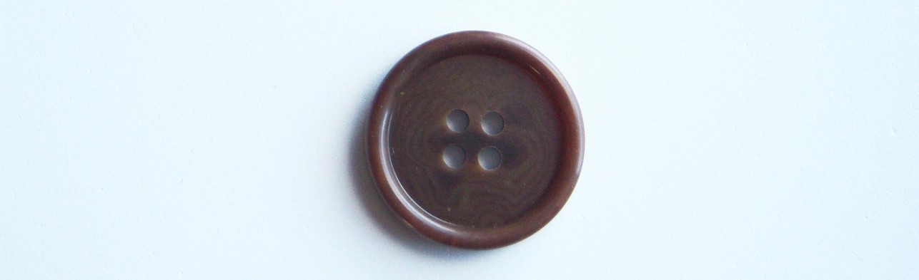 Light Brown/Cocoa Marbled 1" Button