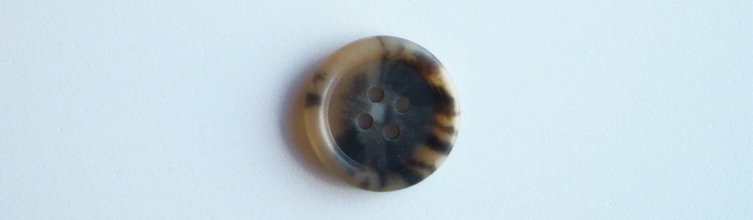 Khaki Marbled 1" Poly 4 Hole Button