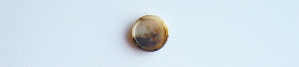 Tan/Brown Marbled 9/16" Button