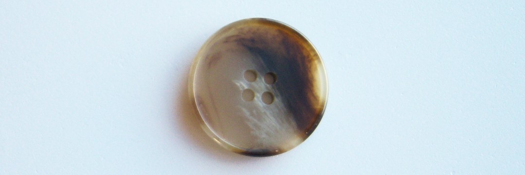 Tan/Brown Marbled 1" Button