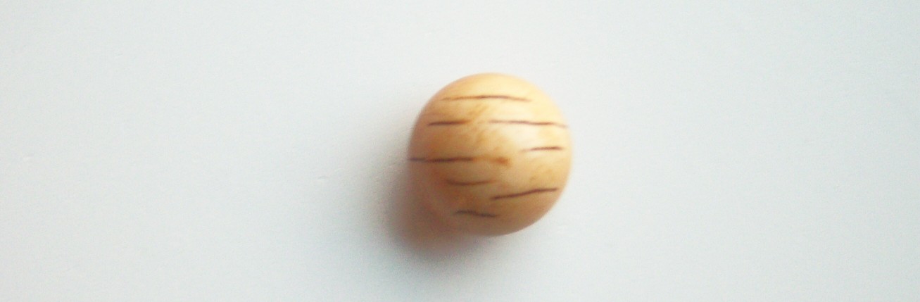Wheat/Brown 3/4" Half Ball Shank Button