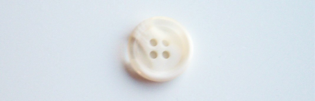 Off White Marbled 13/16" Pearlized 4 Hole Button