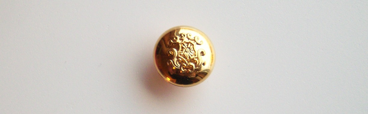 Gold Crest 13/16" Shank Poly Button