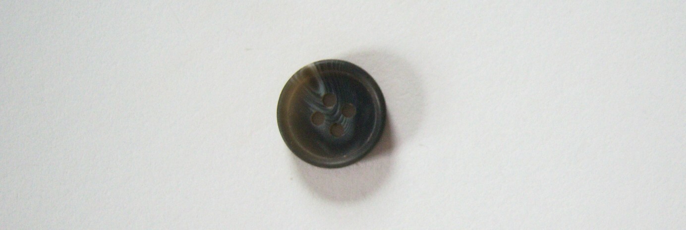 Grey Marbled 5/8" 4 Hole Button